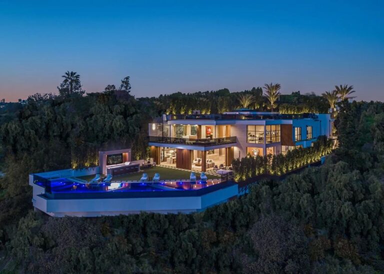 A Newly Built Bel Air Estate Boasting Unparalleled Luxury and Sweeping Ocean Views for Sale at $23,888,000