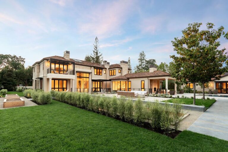 Luxury Atherton Estate on 1.3 Acres with Custom-Curated Features and ...