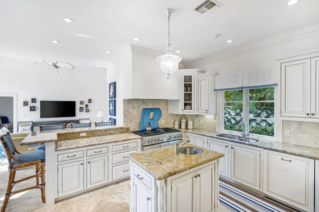 Experience luxury living at its finest in Palm Beach, Florida with this stunning Mediterranean estate on 224 Barton Avenue. The fully furnished home features 4 bedrooms, 5 bathrooms, and over 6,387 sqft of living space, complete with a custom gourmet kitchen and butler's pantry.