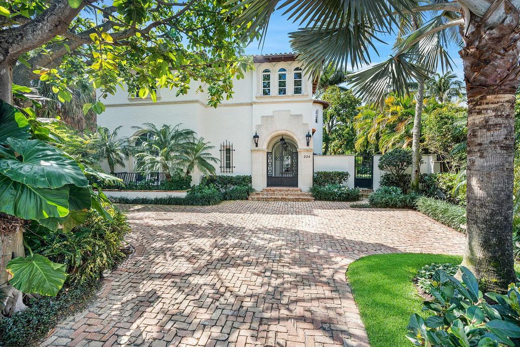 Experience luxury living at its finest in Palm Beach, Florida with this stunning Mediterranean estate on 224 Barton Avenue. The fully furnished home features 4 bedrooms, 5 bathrooms, and over 6,387 sqft of living space, complete with a custom gourmet kitchen and butler's pantry.