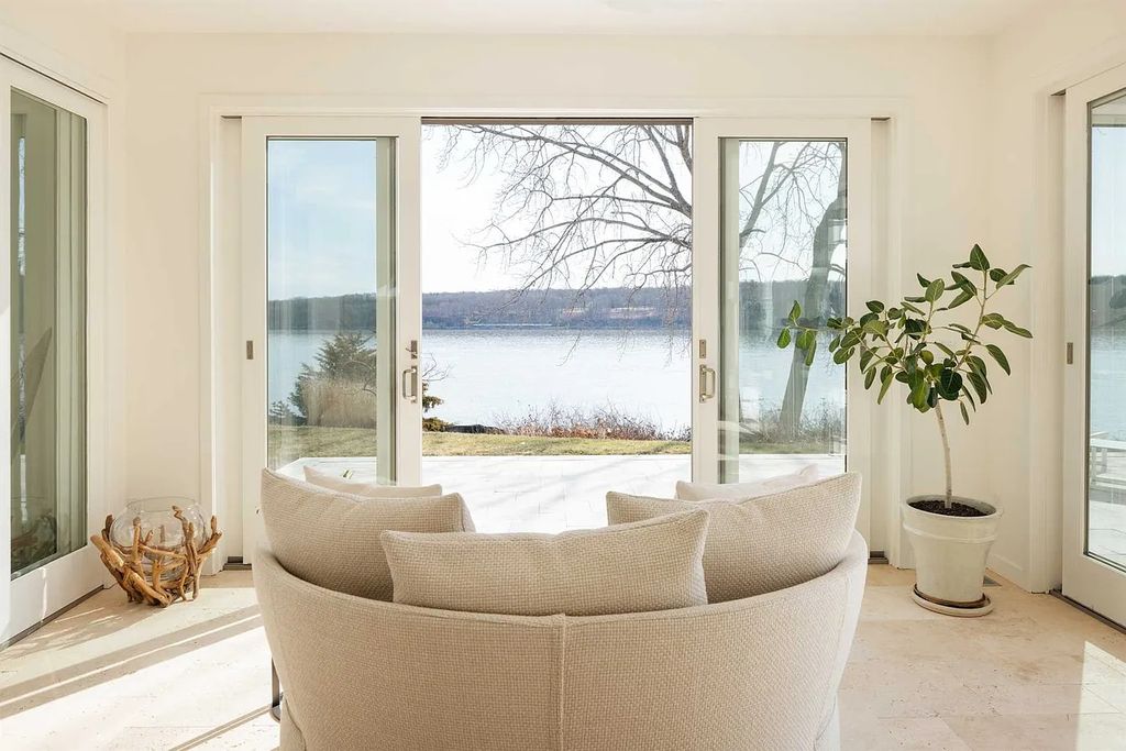 Breathtaking Hudson Riverfront Home with Zen Style in Saugerties, NY, Listed at $4,995M