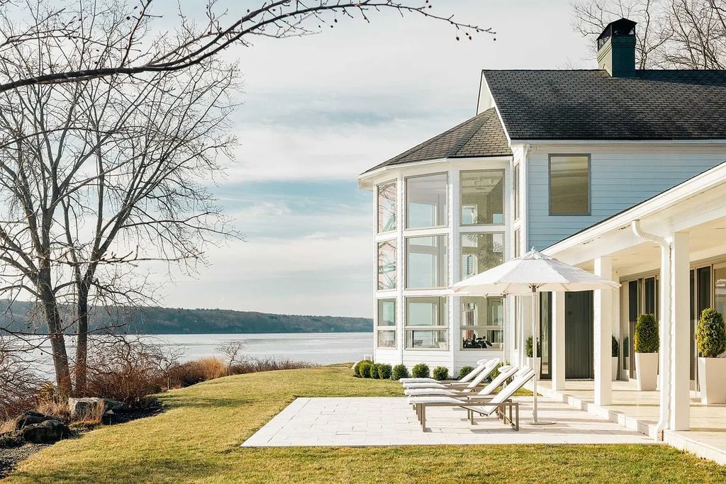 Breathtaking Hudson Riverfront Home with Zen Style in Saugerties, NY, Listed at $4,995M