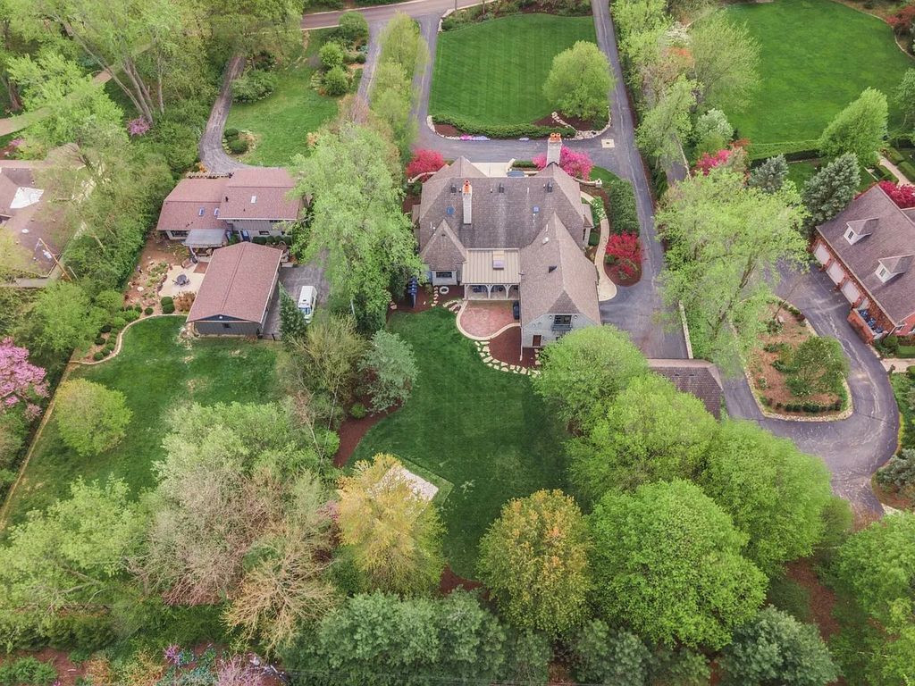 Breathtaking Story Stone Home with Exceptional Landscaping in Bloomington, IL - Priced at $2.249M