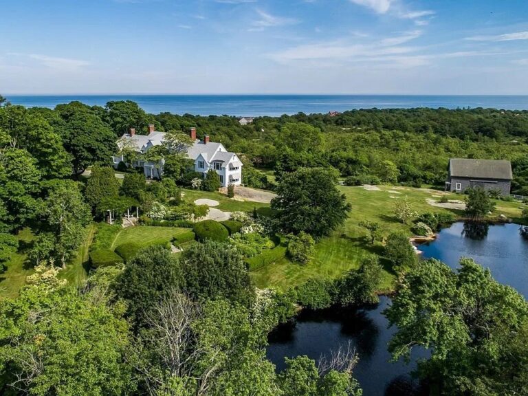 Cranberry Hill Estate: Secluded 28-Acre Ocean View Retreat in Gloucester, MA – Listed at $3.722M