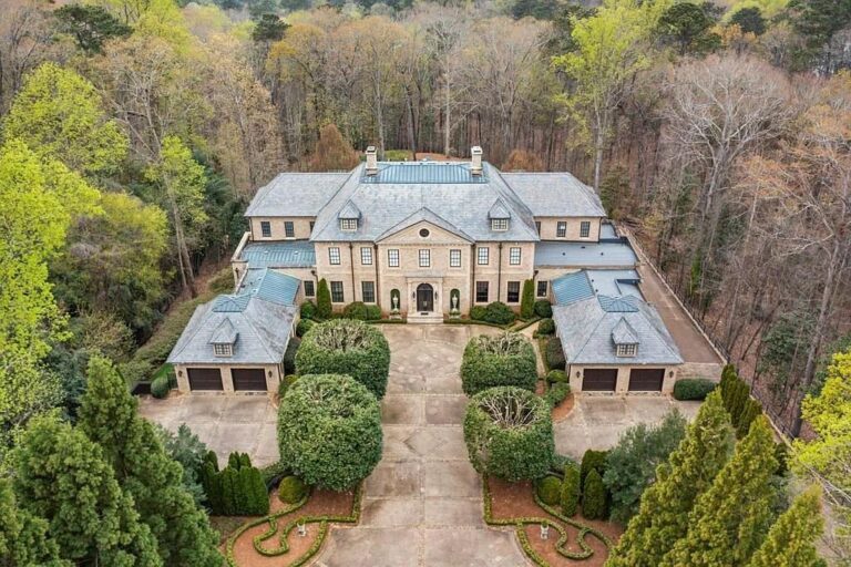 Elegant Atlanta Estate in Buckhead – Beautiful Living for Families or Multi-Generational Households Seeks $7,995,000