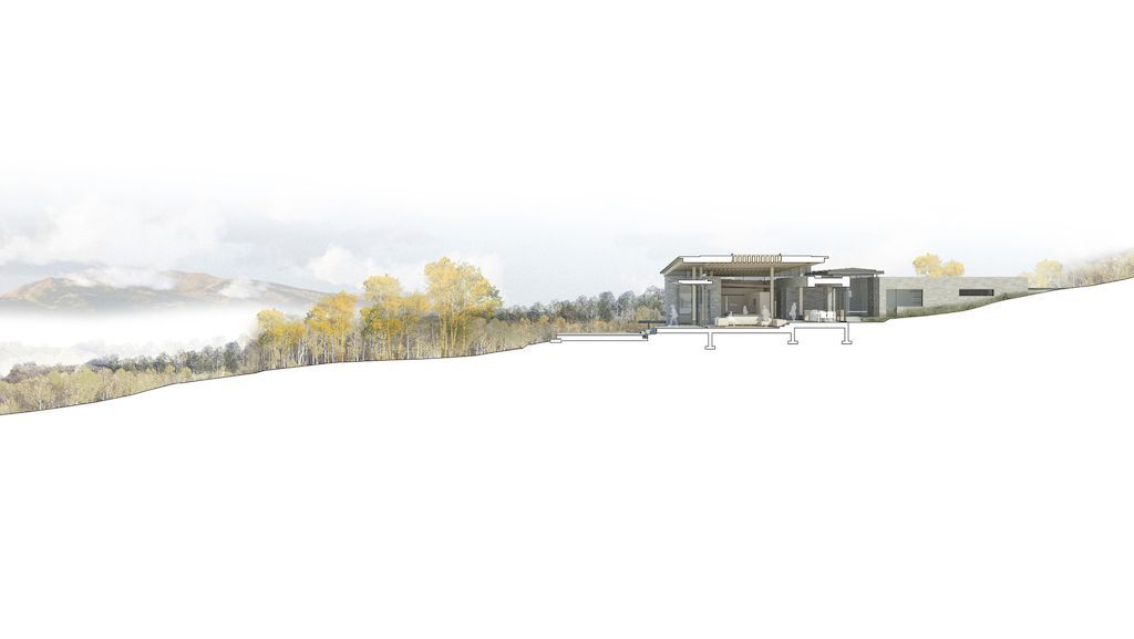 Elk Range Overlook Connects with Outdoor Landscape CCY Architects