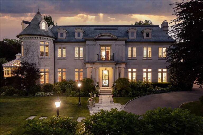 Embrace the Ultimate in Urban Living at This French-Inspired Estate in Toronto’s Most Exclusive Community, Offered at C$23.88M