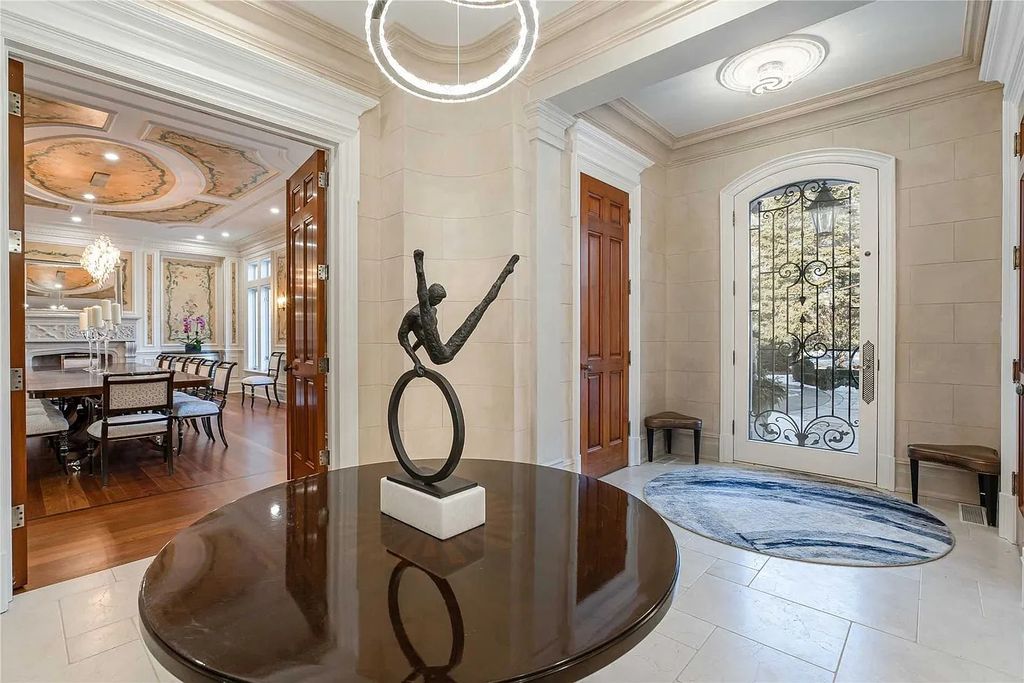 Embrace the Ultimate in Urban Living at This French-Inspired Estate in Toronto's Most Exclusive Community, Offered at C$23.88M