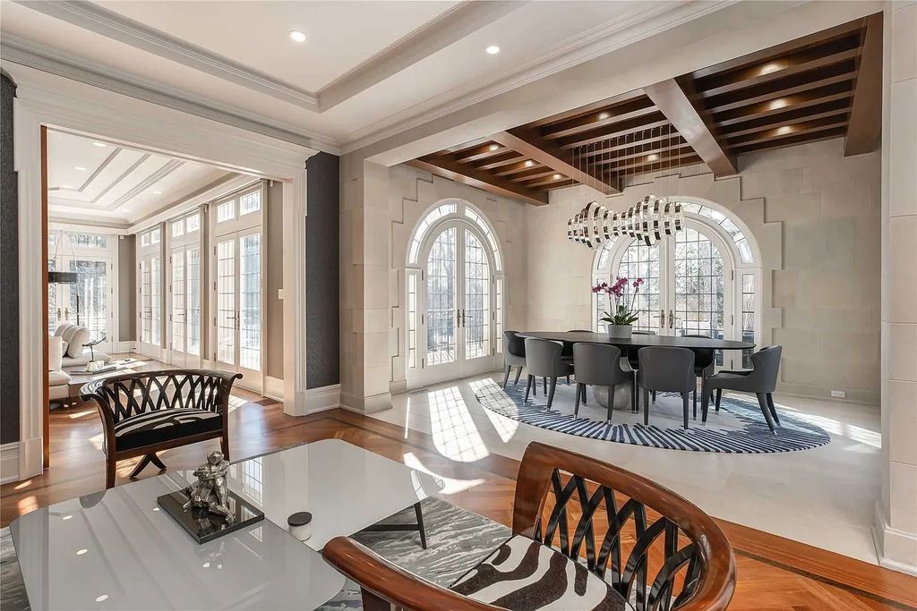 Embrace the Ultimate in Urban Living at This French-Inspired Estate in Toronto's Most Exclusive Community, Offered at C$23.88M