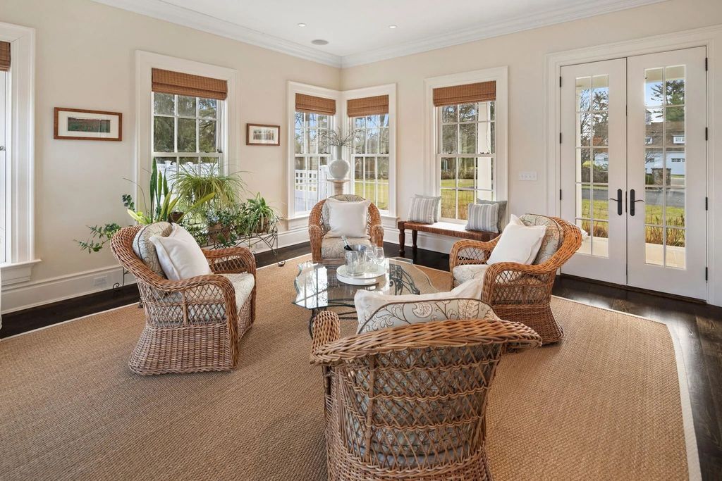 Exceptional Craftsmanship Shines in this Elegant $4.95M Georgian Colonial Home in New Canaan, CT