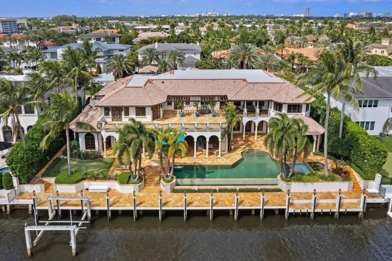 Explore the Unmatched Elegance of $23 Million La Casa Delle Palme, Boca Raton’s Most Desirable Waterfront Property