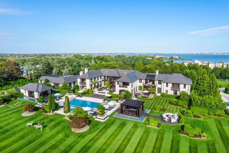 Exquisite Resort-like Estate with Unbeatable Bay Views in Water Mill, NY Now Available at $59.5M