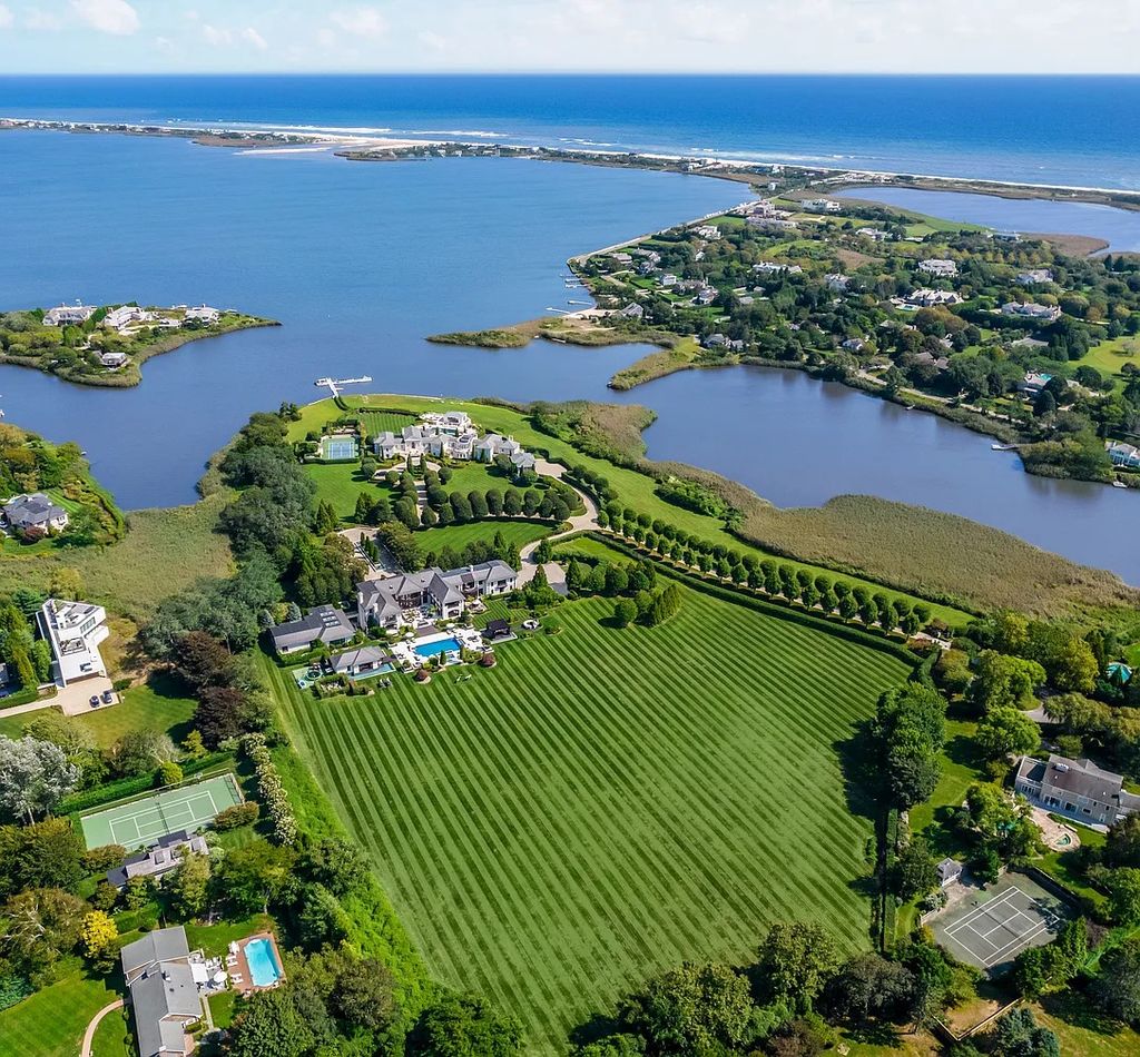 Exquisite Resort-like Estate with Unbeatable Bay Views in Water Mill, NY Now Available at $59.5M