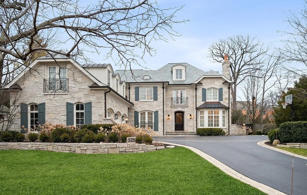 Impeccable Design, Exceptional Attention to Detail: Custom Stone Retreat in Winnetka, IL Lists for $3.95M