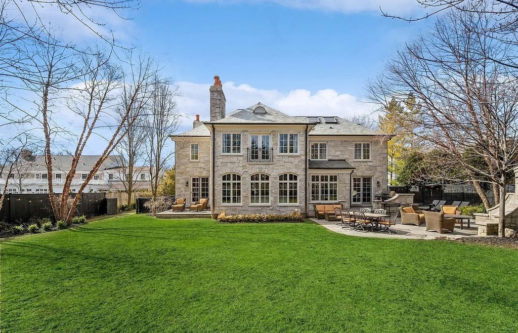 Impeccable Design, Exceptional Attention to Detail: Custom Stone Retreat in Winnetka, IL Lists for $3.95M