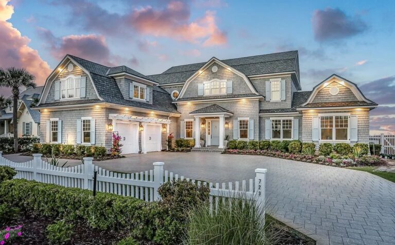 Indulge in Luxury Living at This $15.2 Million Stunning Oceanfront Estate in Ponte Vedra Beach