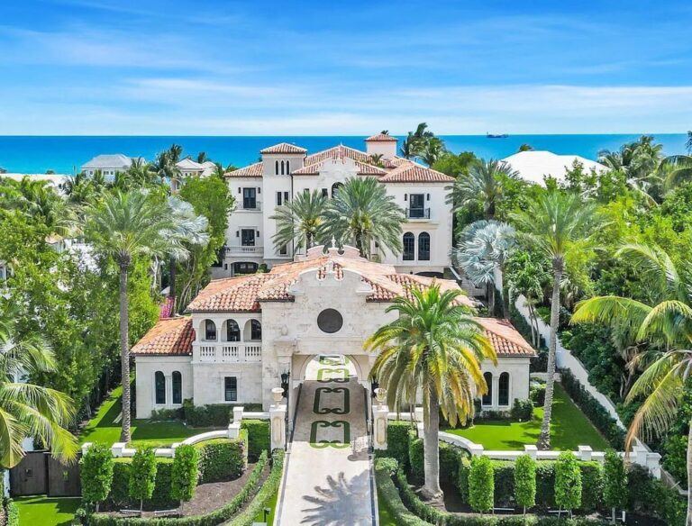 Indulge in Unmatched Luxury Living in Delray Beach’s Stunning Oceanfront Estate Now Available for $59.9 Million