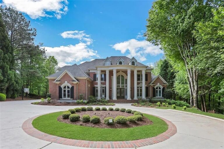 Listed at $3.2M, Luxurious Gated Property in Duluth, GA Featuring Exceptional Finishes and Architectural Design