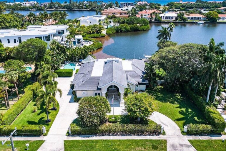 Live in Luxury on the Water Exquisite Manalapan Island Estate for $6.7 Million