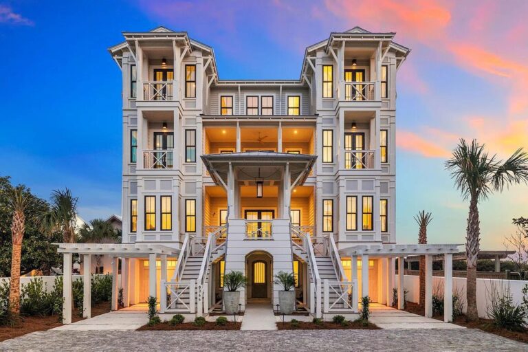 Make Your Dream Home a Reality with $22 Million Gulf Front Estate, Inlet Beach with Exquisite Coastal Design