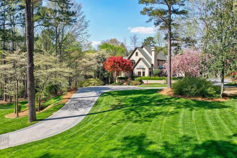 Milton, GA – Tranquility at Its Finest! Unique Private Country Estate on 7 Acres for $2.7M