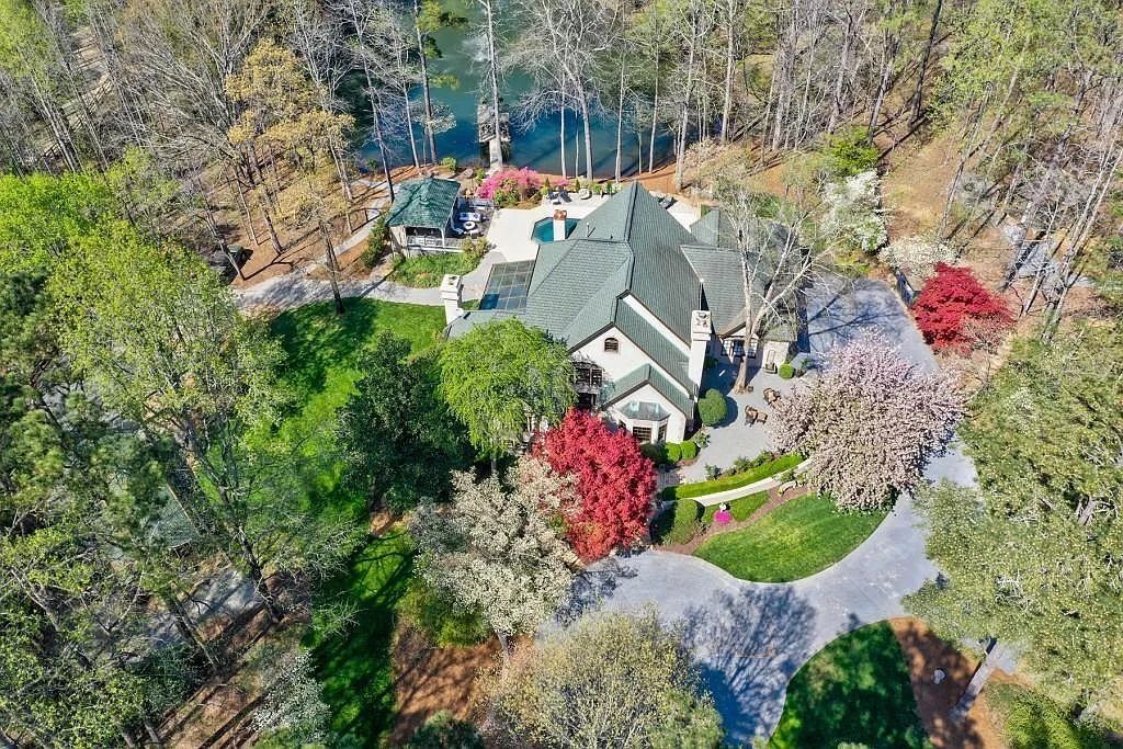 Milton, GA - Tranquility at Its Finest! Unique Private Country Estate on 7 Acres for $2.7M