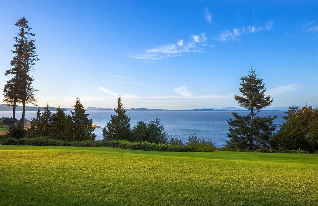 Modern Tudor Estate on Camano Island, WA with 280' Waterfront - Legacy Home for Generations - Listed at $5.75M