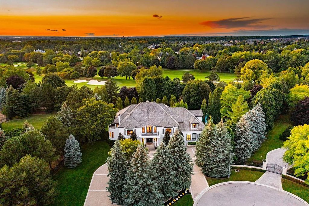 One-of-a-Kind Grand Custom-Built Mansion in Ontario with Unparalleled Craftsmanship Listed at C$11,995,000