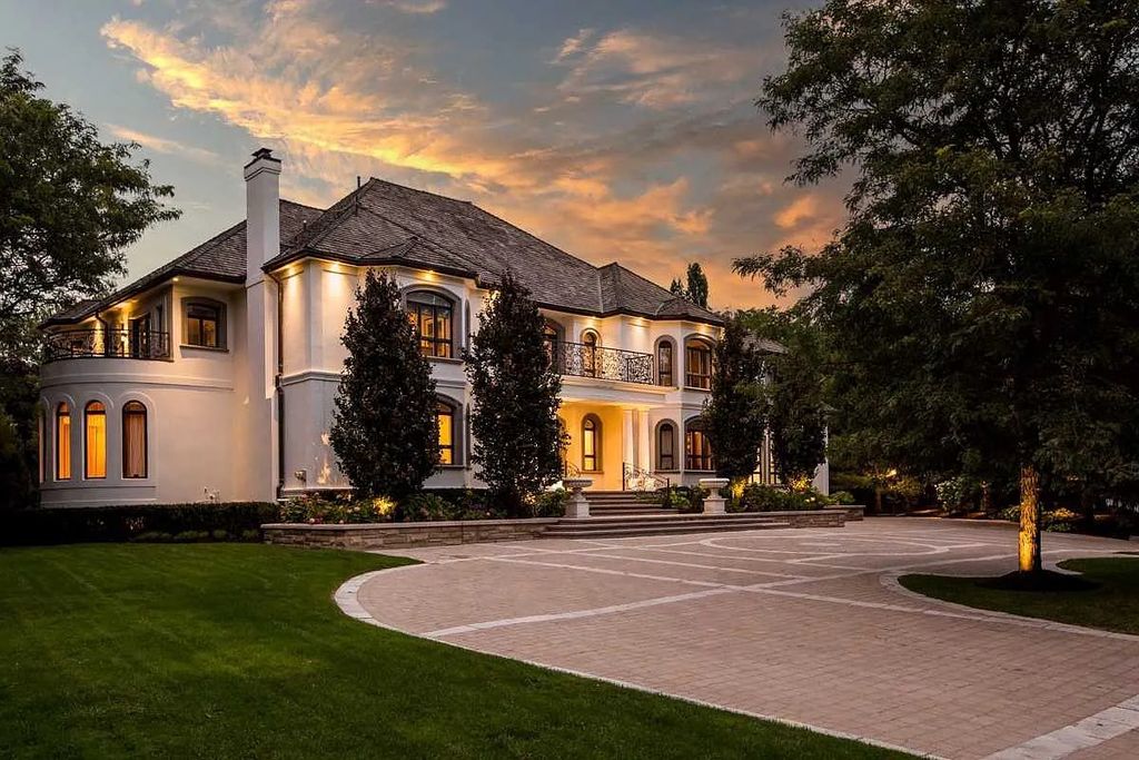 One-of-a-Kind Grand Custom-Built Mansion in Ontario with Unparalleled Craftsmanship Listed at C$11,995,000