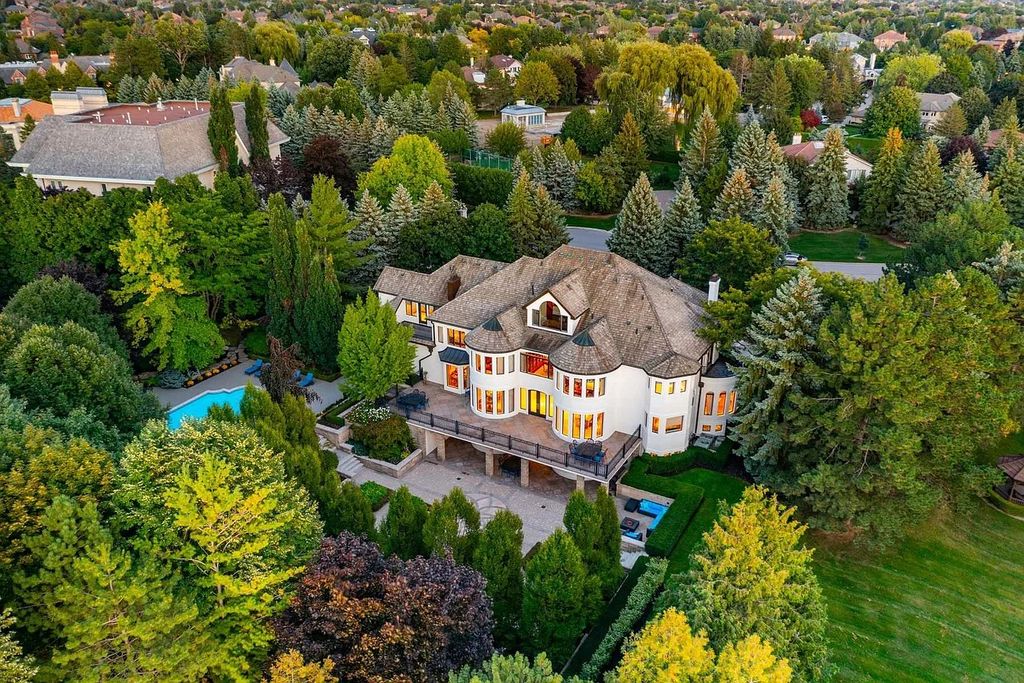 One-of-a-Kind Grand Custom-Built Mansion in Ontario with Unparalleled Craftsmanship Listed at C$11,995,000