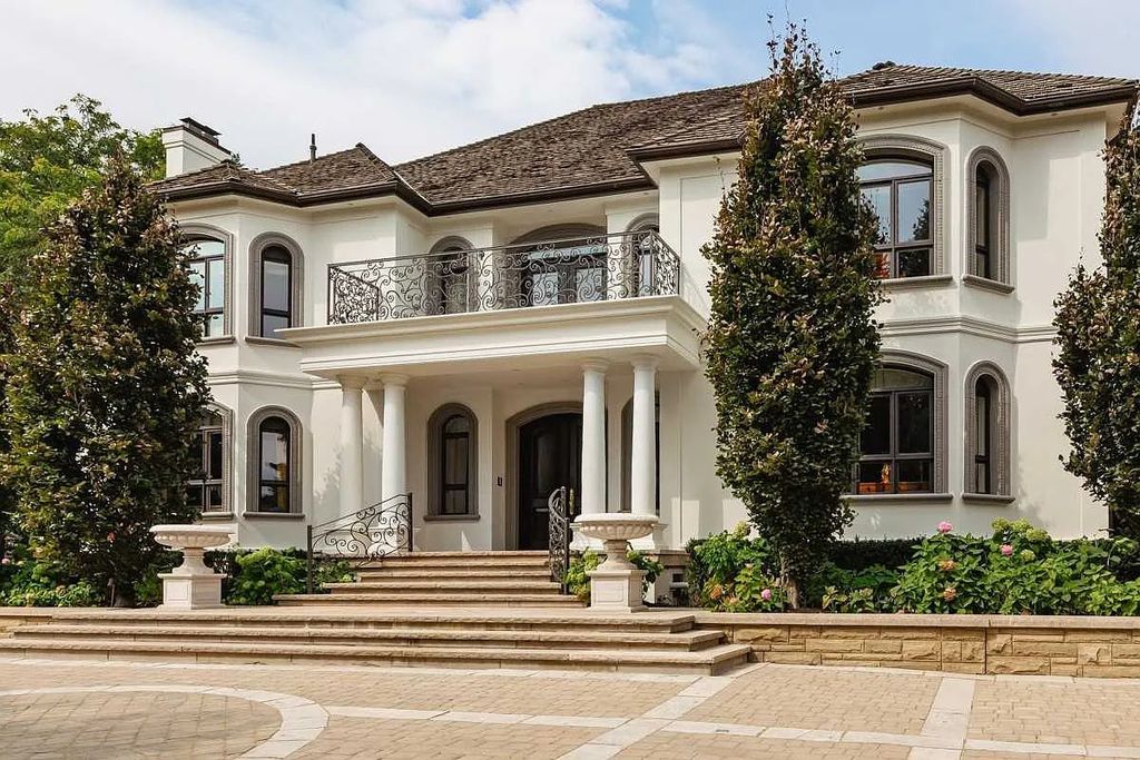 One-of-a-Kind Grand Custom-Built Mansion in Ontario with Unparalleled Craftsmanship Listed at C$11,995,000