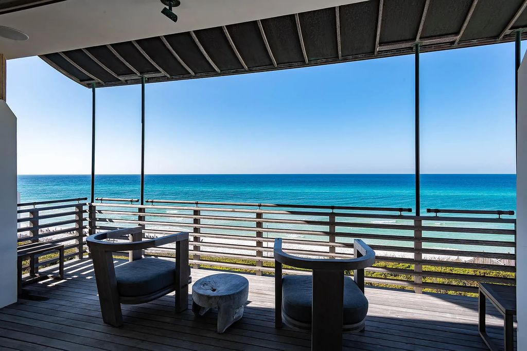 If you are looking for a dream beachfront house that is fit for royalty, look no further than 24 Sea Venture Alley in Inlet Beach, Florida. This stunning property is a true masterpiece, offering a unique combination of luxurious design, exceptional craftsmanship, and breathtaking views of the Gulf of Mexico.