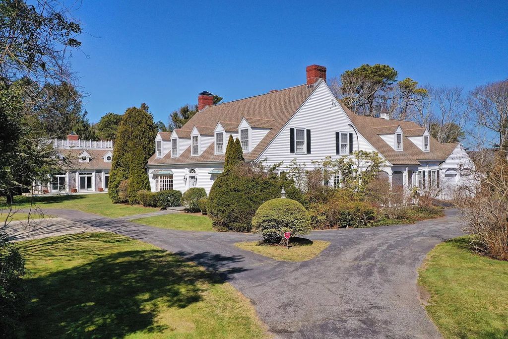 Private Compound with Manicured Lawns and Trees in Osterville, MA On the Market for $4.395M