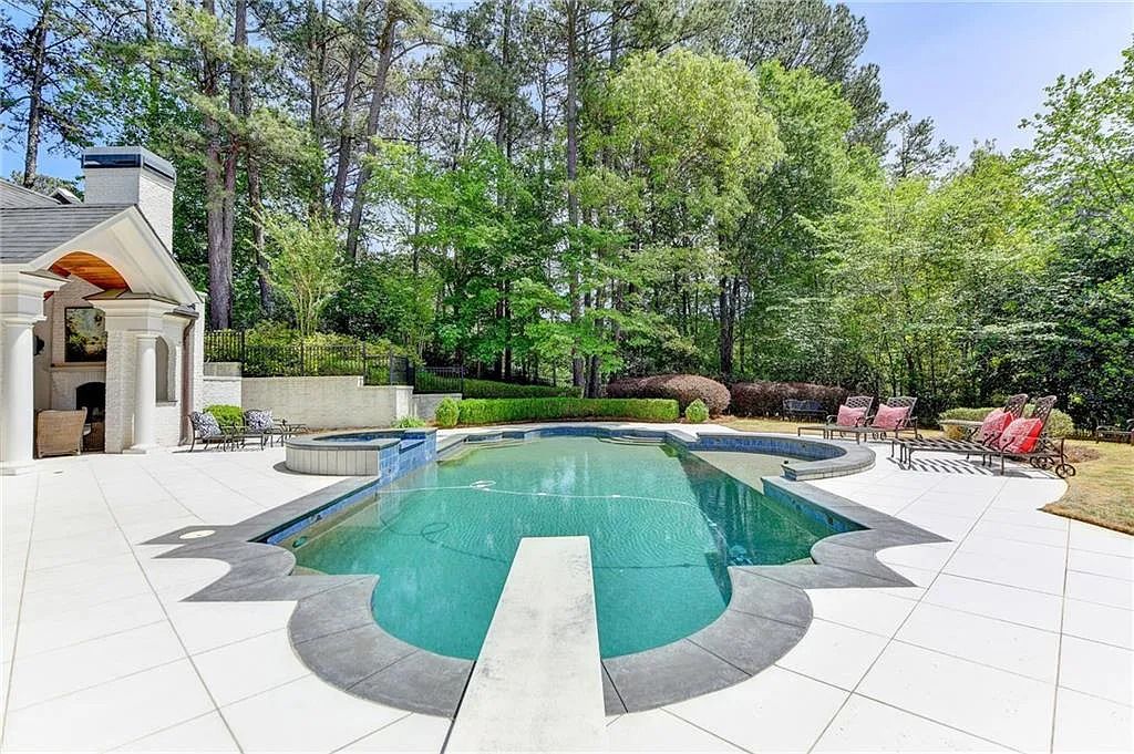 Private Luxury Living: Extraordinary Outdoor Spaces at $2.9M Johns Creek, GA Home