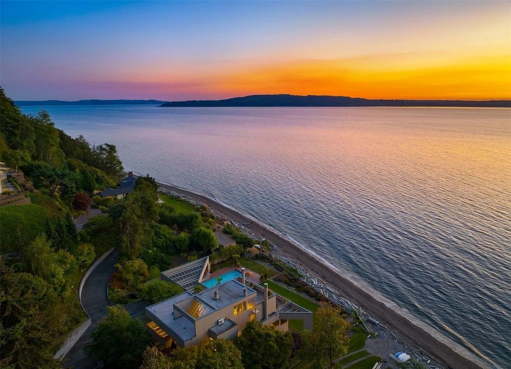 Savor the Beauty of a Tranquil Sanctuary Nestled Between Sky, Earth, and Water in Normandy Park, WA - Listed at $5.99M