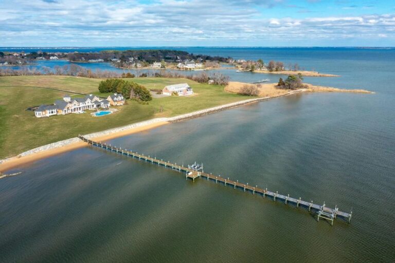 Stunning Waterfront Retreat in Stevensville, Maryland Boasts Awe