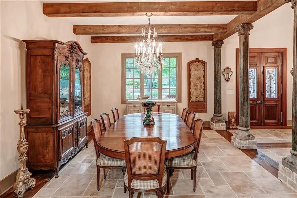 Stunning Cotswold-Inspired English Manor Home in Johns Creek, GA Designed for Entertaining, Asking $3.395M