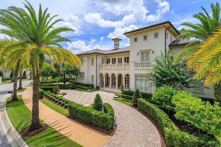 Take a Tour $19 Million Stunning Italianate Estate in Golden Oak’s Most Prestigious Community in Orlando