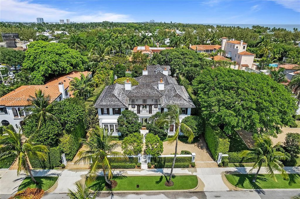 This luxurious 5-bed, 9-bath estate at 167 Dunbar Road, Palm Beach, Florida spans 5,869 sqft, sits on a 0.40-acre lot, and offers in-town living at its finest. Built in 2016, no detail has been overlooked in this stunning property.
