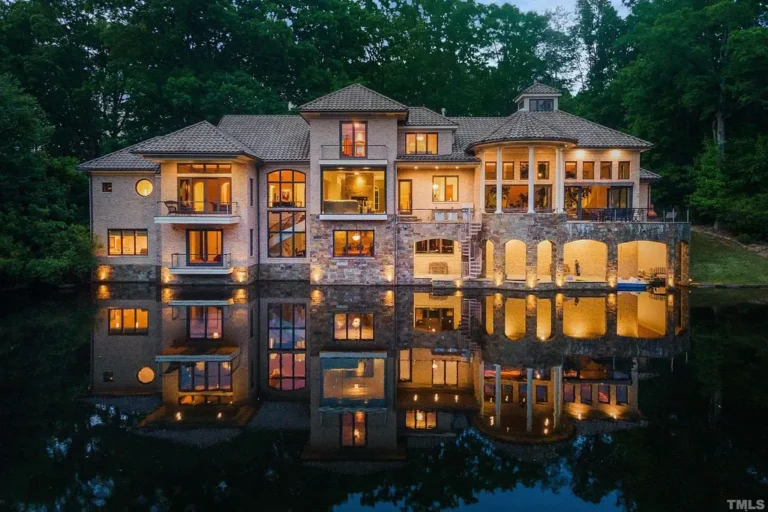 Exquisite Lakeside Estate on nearly 8 Acres of Land in North Carolina Asks $8,300,000