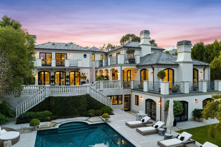 Breathtaking European-Style Gated Villa in Prime Brentwood Park, Los Angeles Listed