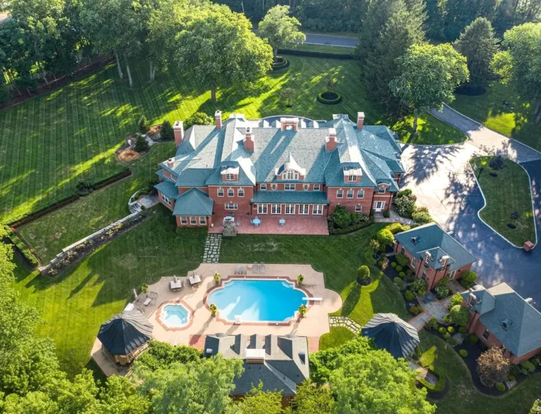 Magnificent Estate in New Jersey boast A Blend of Elegance and Modern Luxury for Sale at  $7,779,000
