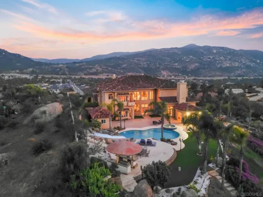 Exquisite Hilltop Estate Redefines Luxury Living Asks $3,995,000 in El Cajon, California