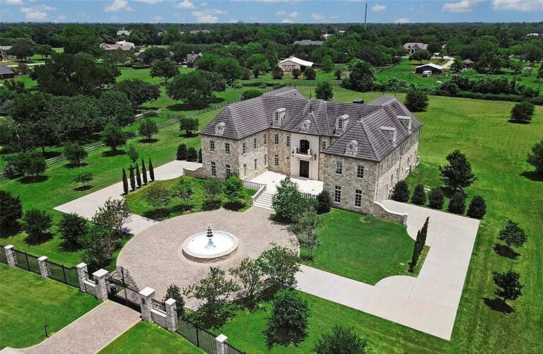 Unveiling a Majestic French Chateau Home in Richmond, TX with Exquisite Living and Unbelievable Offer at $3,500,000