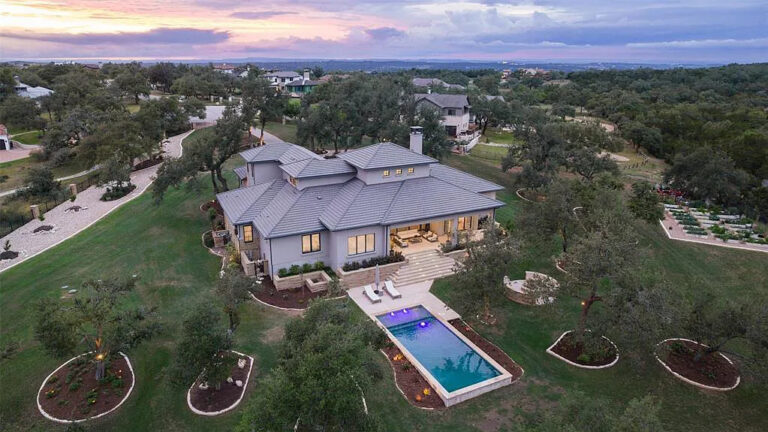 Escape to Your Dream Home in Belvedere by Spectacular 4 Bedroom Home in Austin on 2.33 Acres for $3,690,000