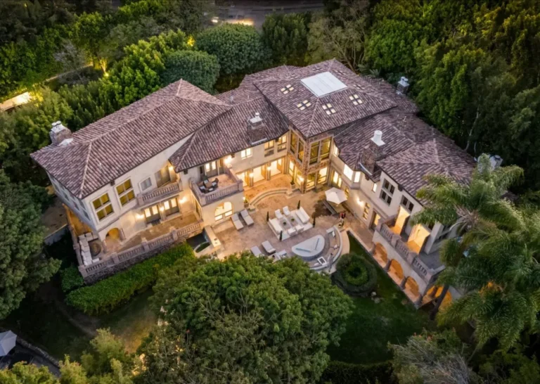 Exquisite Tuscany-Style Estate in prime Holmby Hills with nearly 12,000 SF of Resort-like Living Space for $45,000,000
