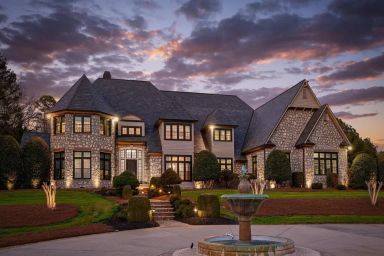 European-Inspired Estate on 53+ Acres with Luxurious Features and Amenities in North Carolina