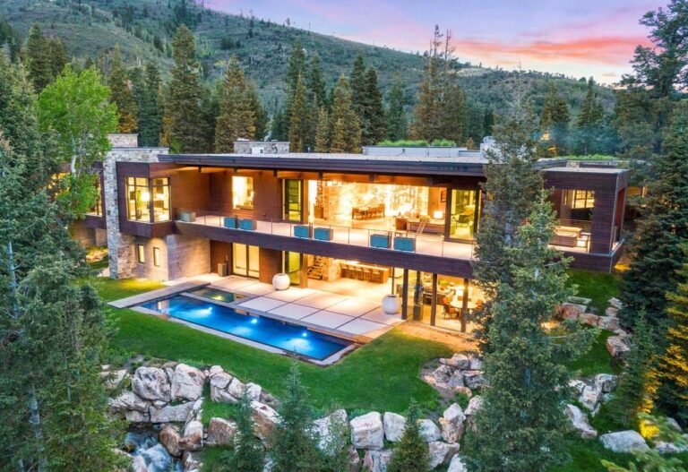 Private Mountain Sanctuary with Ski Access and Stunning Views on 5.4 Acres for $35,000,000 in Utah