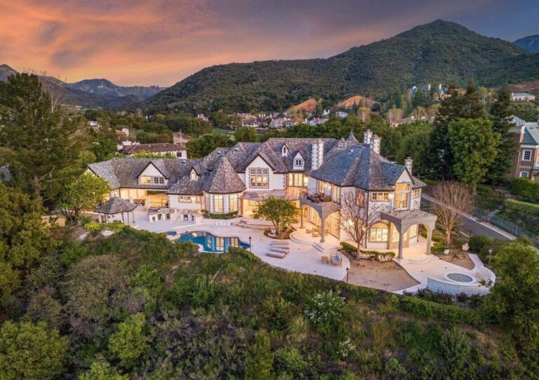 Unveiling an Exclusive Renovated French-Inspired Estate in Thousand Oaks, California Asking for $10,499,999