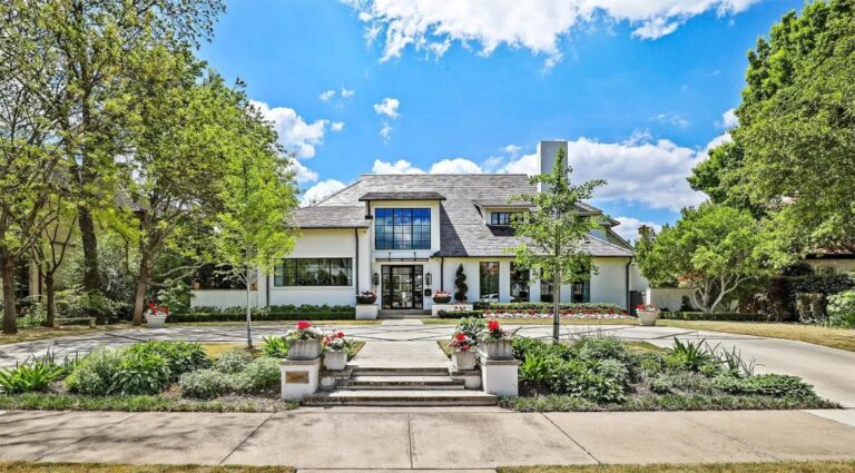 Unrivaled Opulence Home in Highland Parks with 4 Beds, 6 Baths Lists at Amazing Price of $10,500,000
